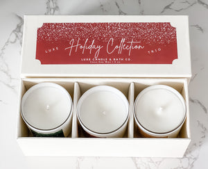 Luxe Holiday Candle Trio - Gift Set