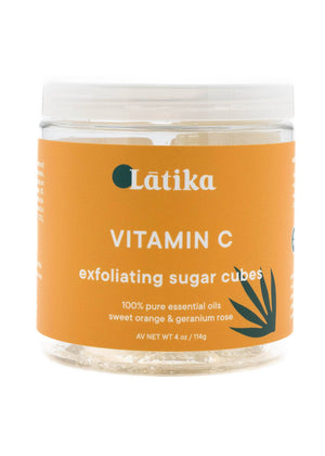 Latika Beauty - Sugar Scrub Cubes - Vitamin C