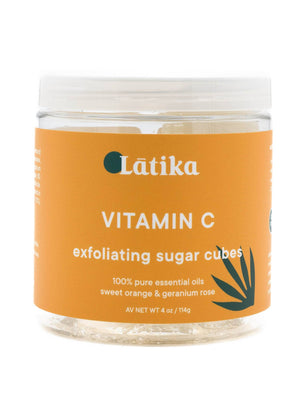 
            
                Load image into Gallery viewer, Latika Beauty - Sugar Scrub Cubes - Vitamin C
            
        