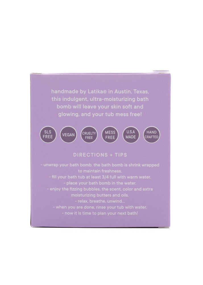 Latika Beauty - Aromatherapy Bath Bomb - Calm